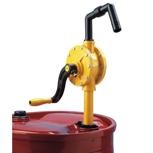 Ketta RP90P rotary drum pump yellow polypropylene Viton seals 20 lpm f ...
