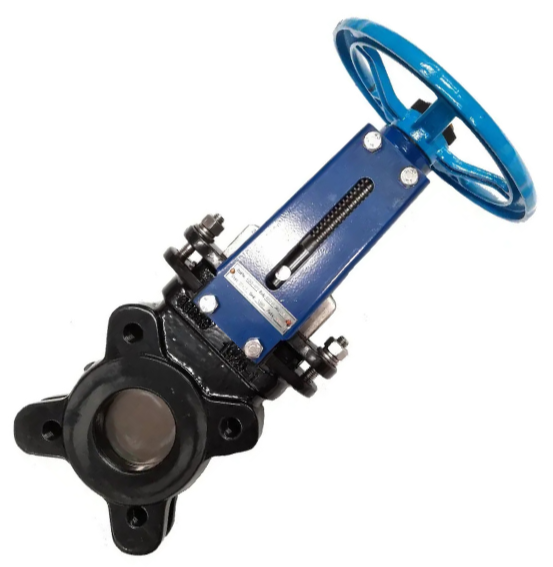 Ketta KGDHWN series cast iron knife gate valves 10 bar (145 psi) max and 0°C to 80°C media - all sizes
