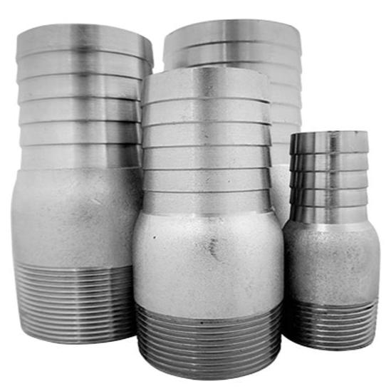 Ketta GHT steel hose tail galv/zinc with BSP(M) thread – Ketta Pumps