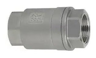 Ketta ICS series 316 stainless steel check valve BSP(F) 63 bar (914 psi) 180°C max - all sizes