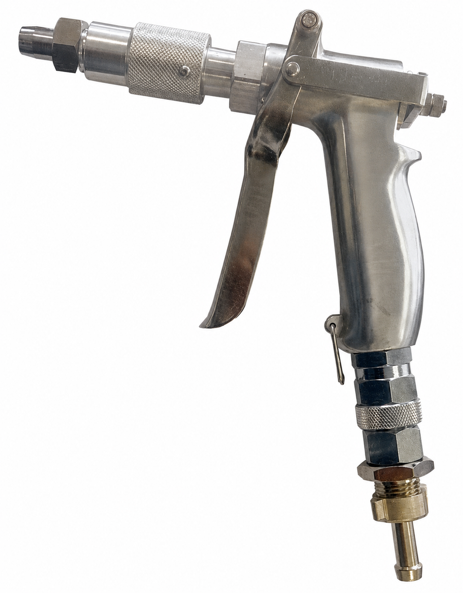 Ketta 855 K-pistol with swivel and 10 mm (3/8 inch) brass hose tail 55 bar (800 psi)