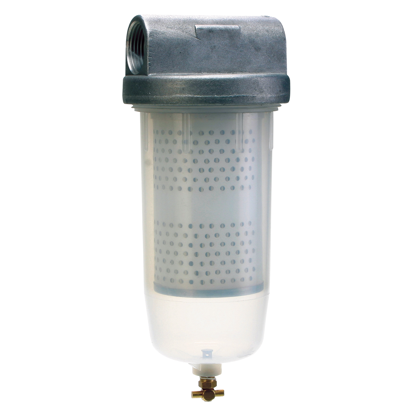 Ketta 21.3025 clear bowl fuel filter 1 inch BSP(F) with drain tap 10 m ...