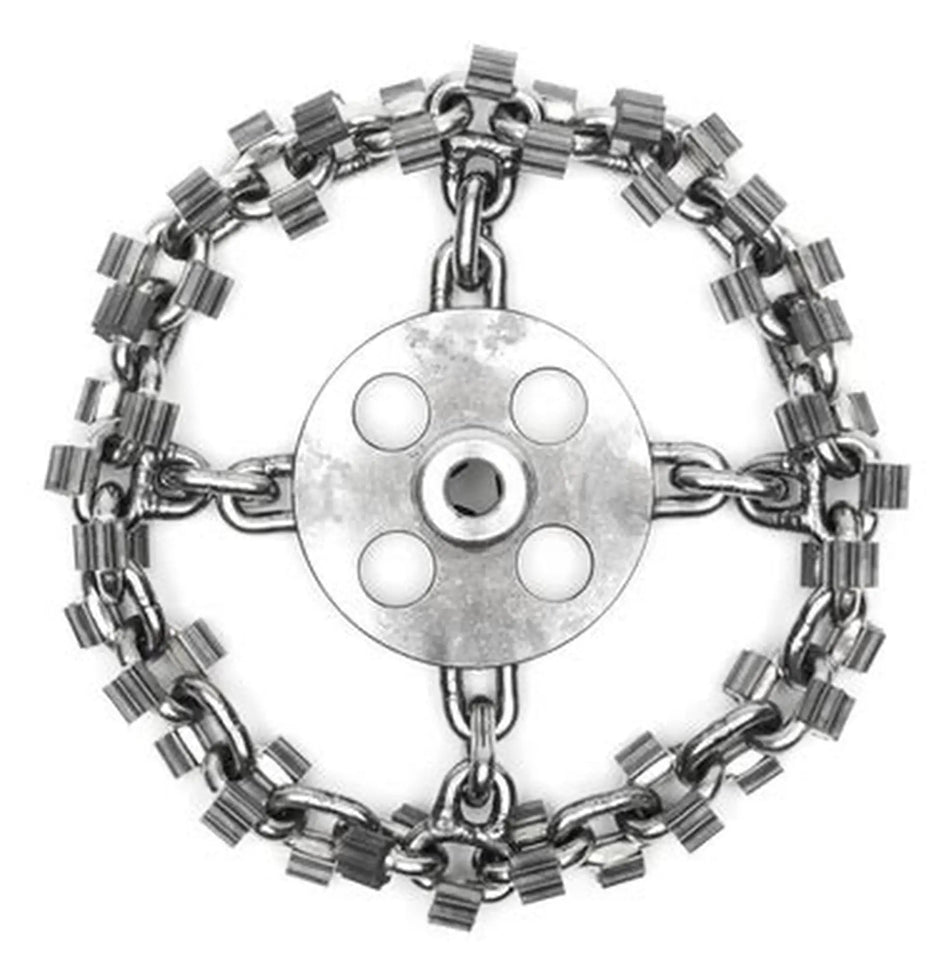 Picote Cyclone Premium chain (12 mm shaft) with large heavy U carbide 7-ridge links - all sizes