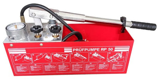 Prufpumpe RP50 hydrostatic hand operated test pump with 12 litre tank 0 to 50 bar (0 to 725 psi)