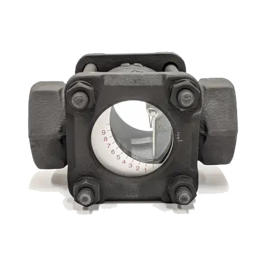 Yoshitake Japan SF series flow indicator ductile iron 0°C to 150°C 10 bar (145 psi) - all sizes