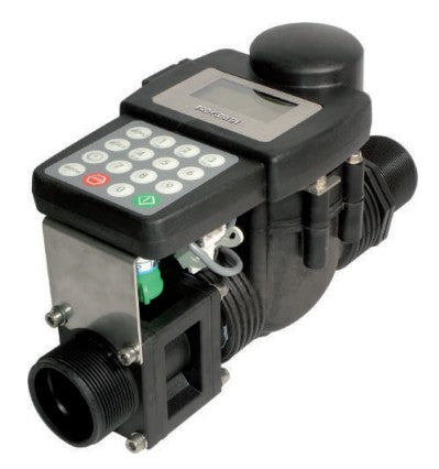 Green ProFlow automatic batch meter control system 2 inch BSP(M) 500 lpm 12 bar (174 psi)
