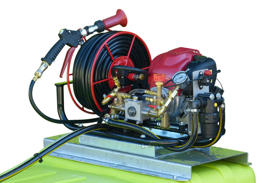 Ketta SpotPro 220 litre skid sprayer Honda GX35 spray pump kit and 30 m hose reel 12 lpm 25 bar (363 psi)