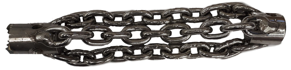 Picote Tiger Drill chain PVC for removing scale and blockages in fragile pipes - all sizes