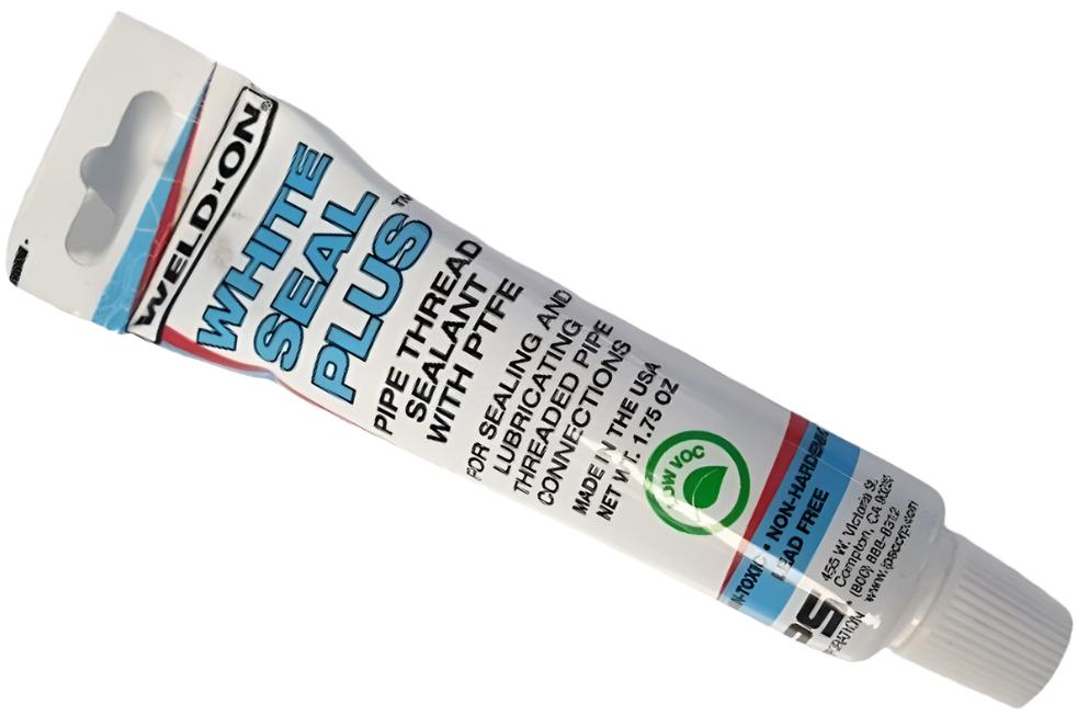 Pasting Threads White Seal Plus™ PTFE thread sealant paste 56 ml tube for steel, plast ...