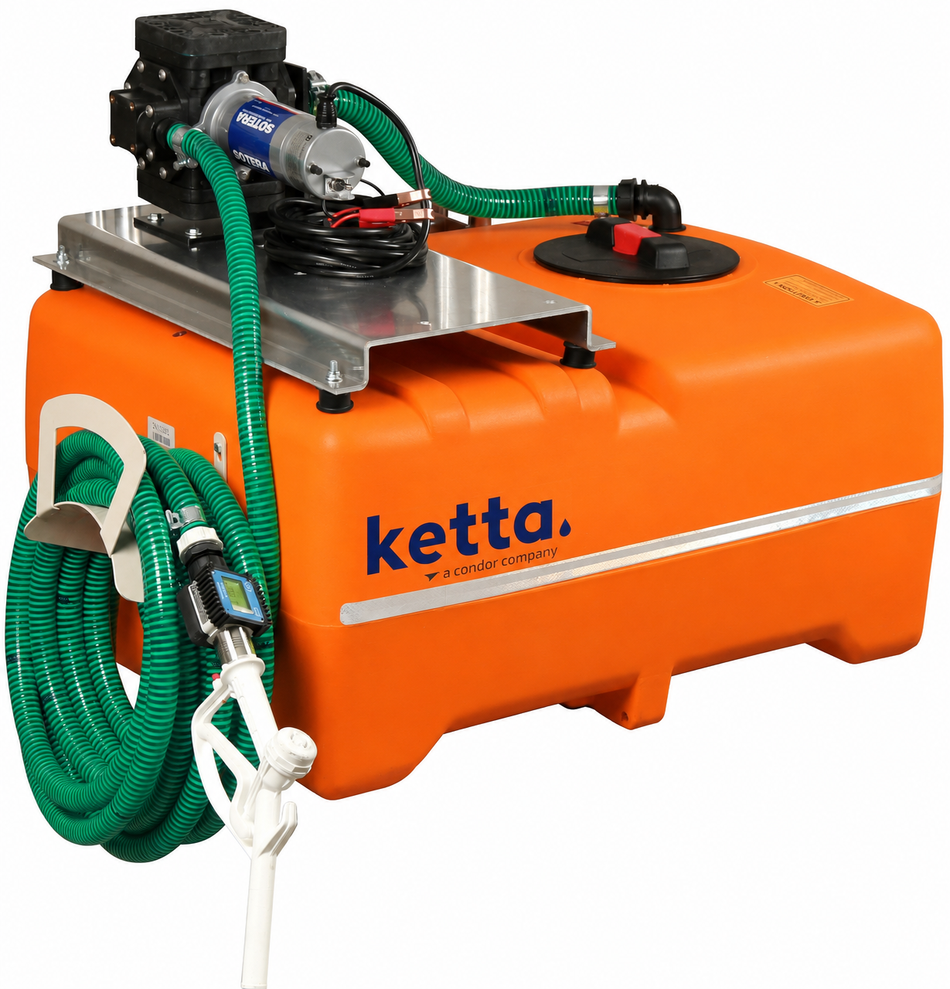 Ketta 220 litre liquid dispensing system Sotera 12v pump and 10 m hose kit 49 lpm