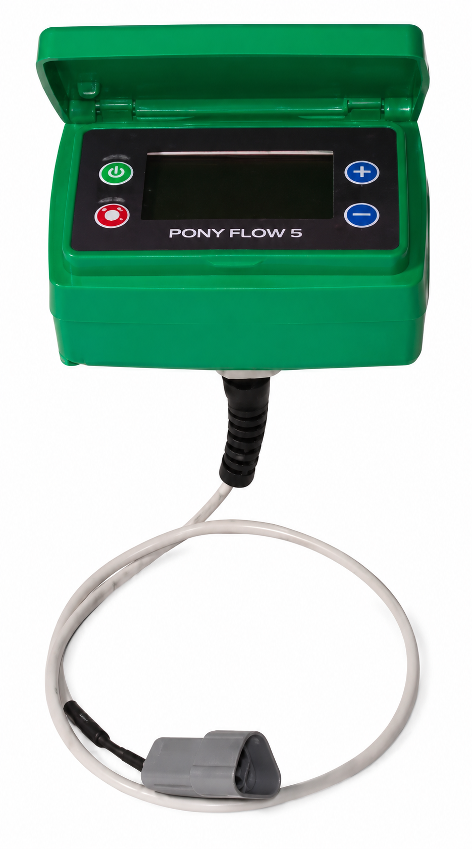 Green RE379016KIT Pony Flow 5 Remote digital computer display module for flow meters with 2 m cable