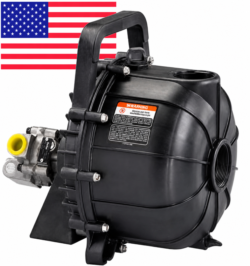 Pacer 2 inch BSP(F) 706 hydraulic driven poly pump (EPDM standard seals) 757 lpm 40 m head