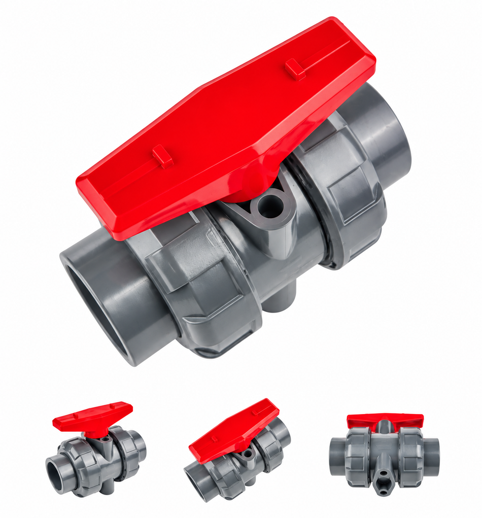 BLP series PVC ball valve BSP(F) threads 10 bar (145 psi) - all sizes
