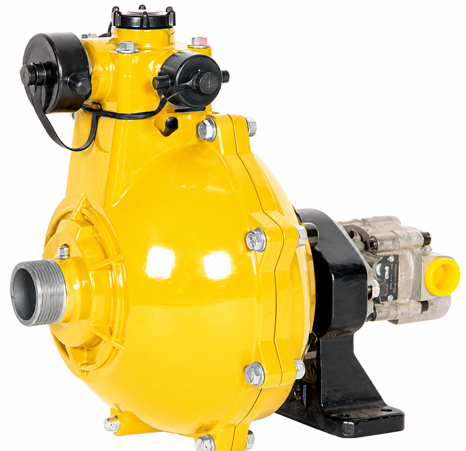 Ketta FKT 1-1/2 inch hydraulic driven twin impeller pump 300 lpm 90 m head