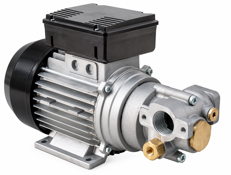 Piusi Viscomat 230/3 gear pump for oil 230v 1 inch BSP(F) 14 lpm 16 bar (227 psi)