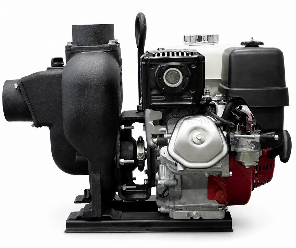 Banjo 300PIH13 80 mm 3 inch NPT(F) cast iron pump Honda GX390 11 hp 34 m head 1285 lpm - all options