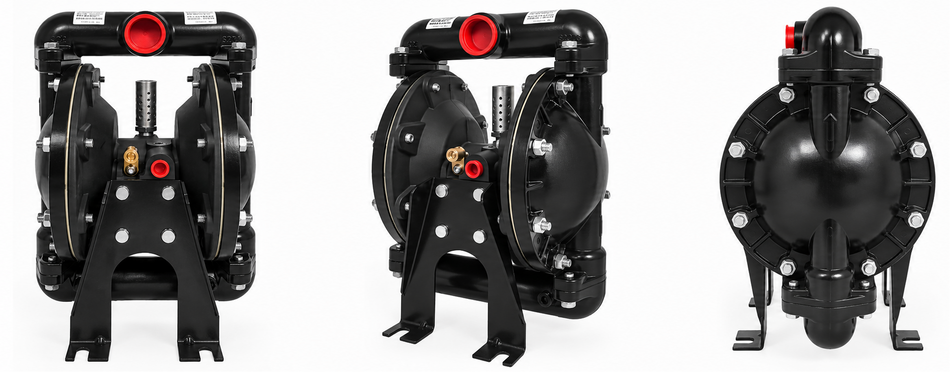 Ketta GA1F 25 mm (1 inch) NPT(F) aluminium air operated diaphragm pump 133 lpm 8.3 bar (120 psi) - all options