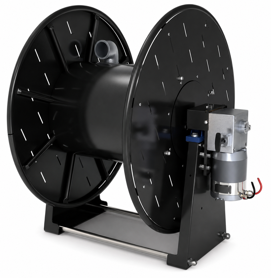 Ketta Magnum Golia series 12/24v electric hose reel for 50 mm (2 inch) hose 20 bar (290 psi)