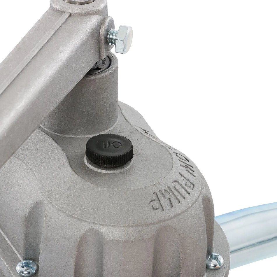 Ketta Big 100 rotary drum pump and filter for petrol, diesel and light oils with 2 m x 25 mm (1 inch) rubber hose 100 lpm