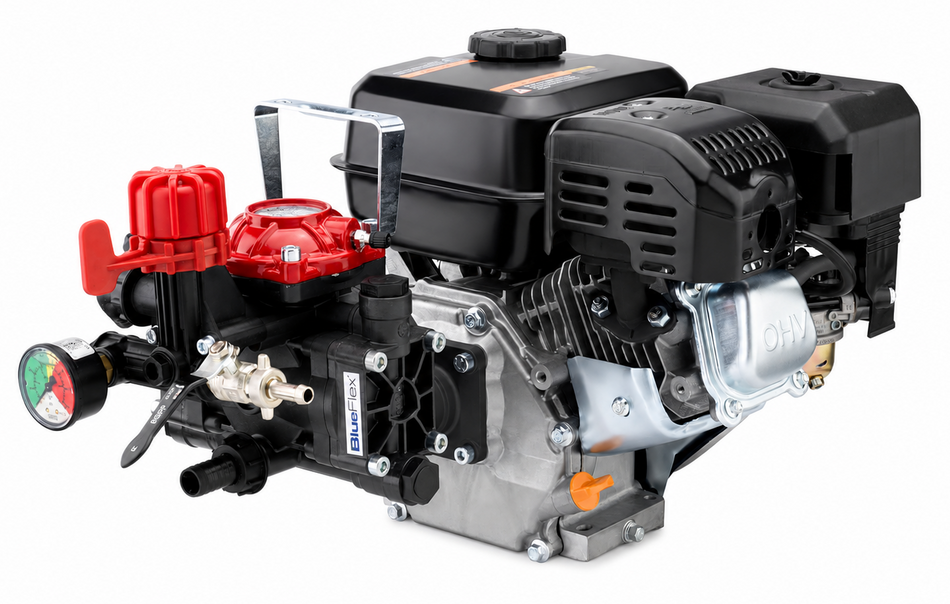 Annovi Reverberi AR252 diaphragm pump with Ketta or Honda engine 25 lpm 25 bar (362 psi)