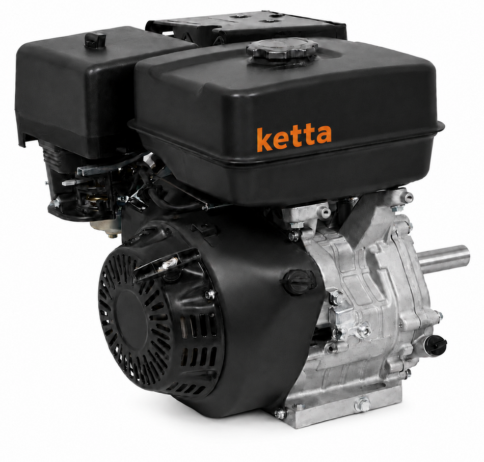 Ketta HL420 engine 14 hp with 1 inch keyed shaft (recoil and electric start)