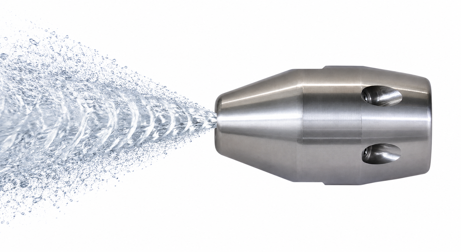 Roberto Bruna Alien 1/2 inch BSP(F) rotating drain jetter nozzle for difficult pipe blockages