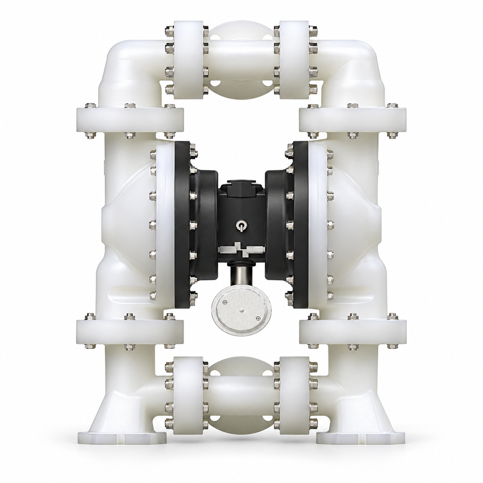 Ketta GD30P 80 mm (3 inch) ANSI Polypropylene air diaphragm pump 1079 lpm 8.3 bar (120 psi) - all options