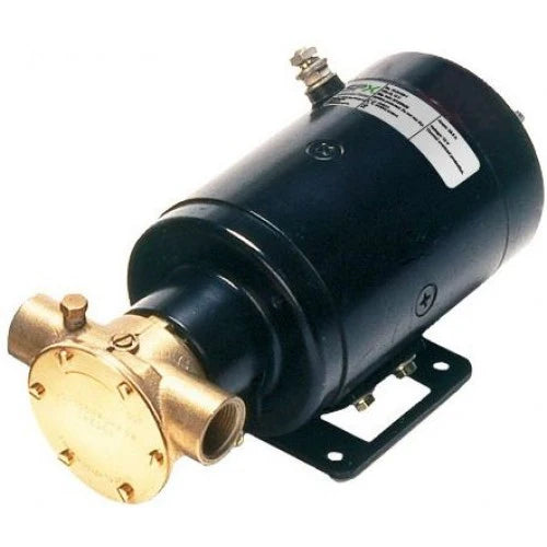 Johnson F5B-19 flexible impeller 12v pump for water, oil and diesel etc with 3/4 inch BSP(F) 29.8 amps 1.5 bar 55 lpm