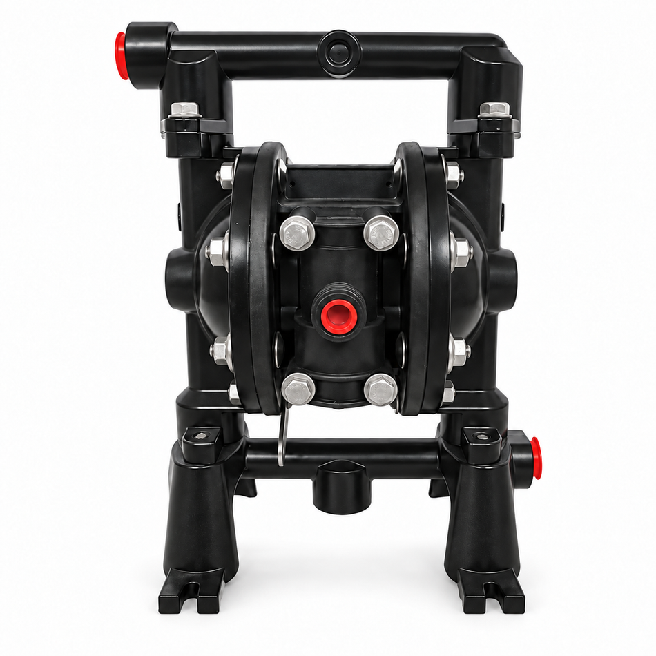 Ketta GA05P Series 13 mm 1/2 inch NPT(F) aluminium air diaphragm pump 45 lpm 6.9 bar (100 psi) - all options