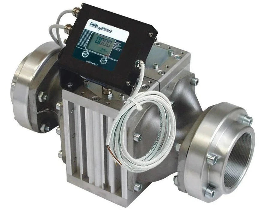 Piusi K900 digital flow meter 3 inch BSP(F) for oil and diesel 50 to 500 lpm 20 bar (290 psi)