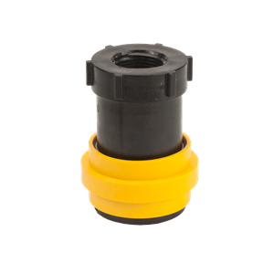 Banjo Dry Poppet coupling 25 mm 1 inch NPT(F) with FKM Viton type seals 113 lpm max 10 bar (150 psi)