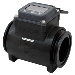 Banjo MFM300 75 mm (3 inch) open bore magnetic flow meter with fittings kit (6 x AA batteries included) 53 to 2500 lpm